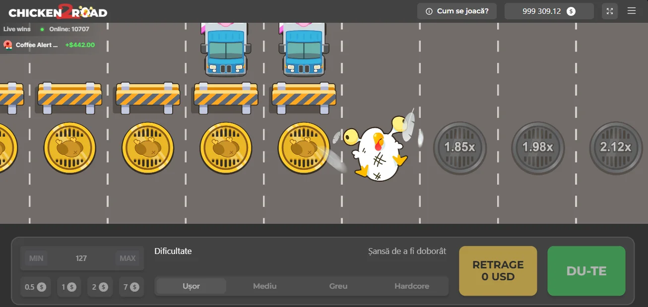 Exemplu de rundă pierzătoare în Chicken Road 2 - joc responsabil și gestionarea riscului