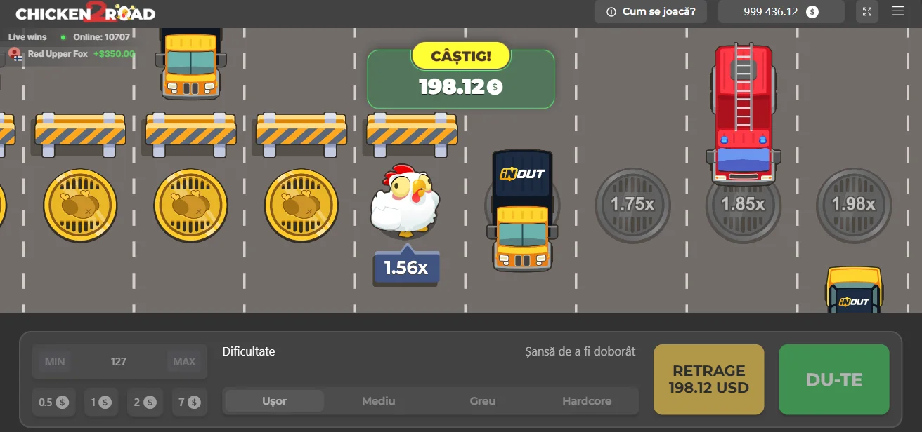 Momentul unui câștig la Chicken Road 2 online - ecran de succes și retragere profit